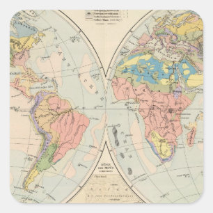 Grund u Boden - Soil Atlas Map Square Sticker
