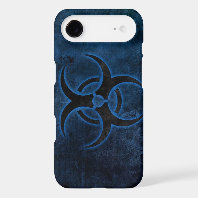 grundge biohazard symbol design Case-Mate iPhone case (Back)