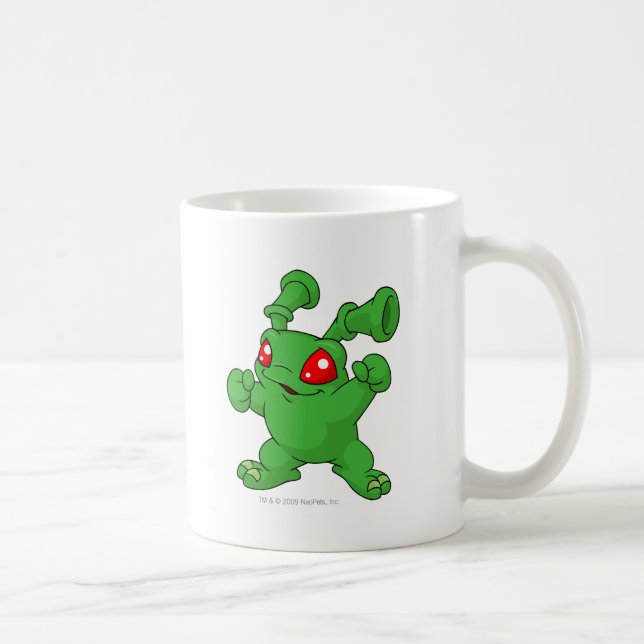 Grundo Green Coffee Mug (Right)