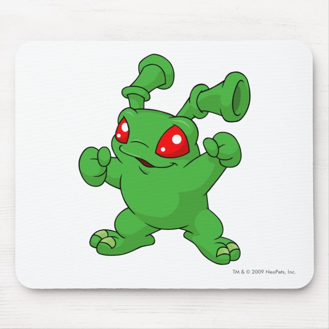 Grundo Green Mouse Mat (Front)