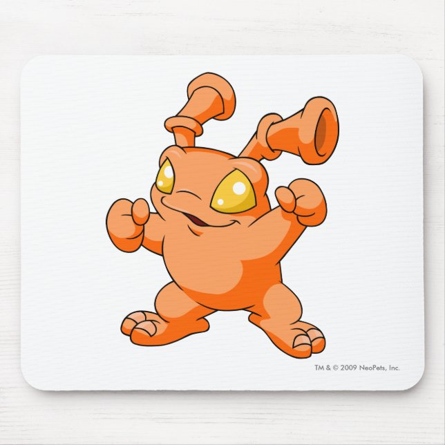 Grundo Orange Mouse Mat (Front)
