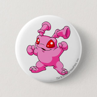 Grundo Pink 6 Cm Round Badge