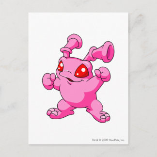 Grundo Pink Postcard