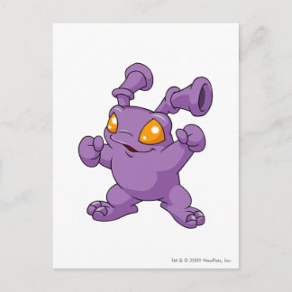Grundo Purple Postcard