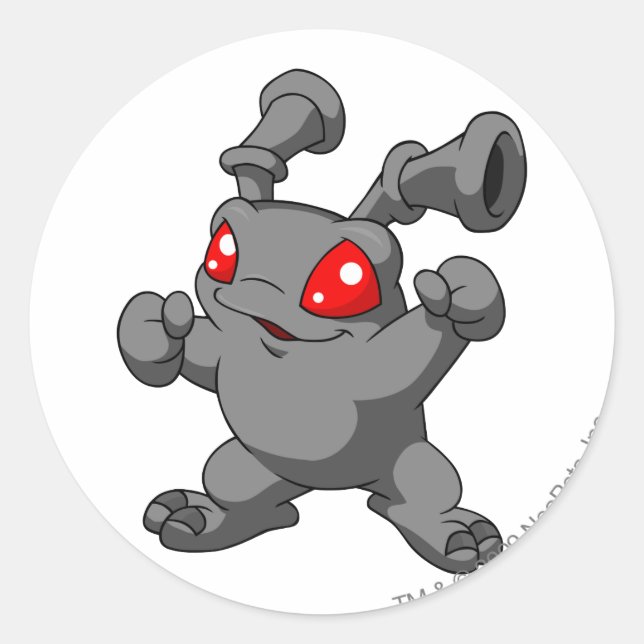 Grundo Shadow Classic Round Sticker (Front)