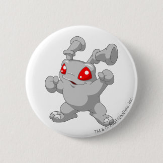 Grundo Silver 6 Cm Round Badge
