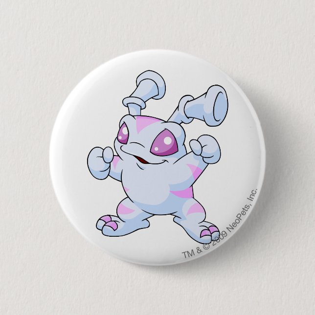 Grundo Striped 6 Cm Round Badge (Front)