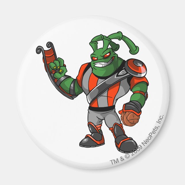 Grundo Virtupets Space Station Player Magnet (Front)