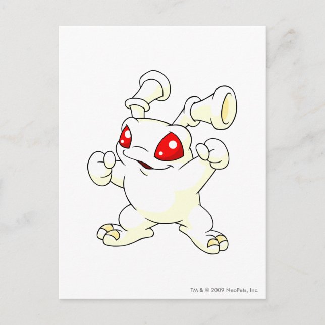 Grundo White Postcard (Front)