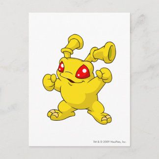 Grundo Yellow Postcard