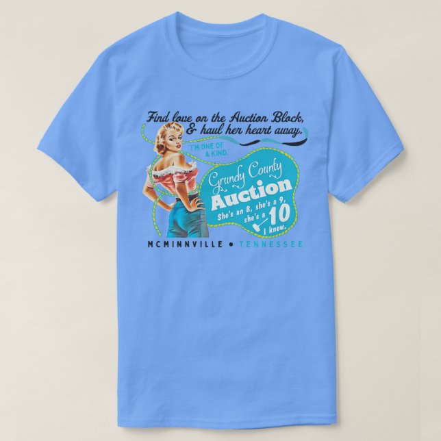 Grundy County Auction T-Shirt (Design Front)