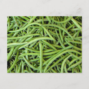grüne Bohnen Postcard