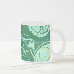 Grünes Geld Frosted Glass Coffee Mug