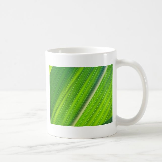 Grünes Maisblattdesign Coffee Mug (Right)