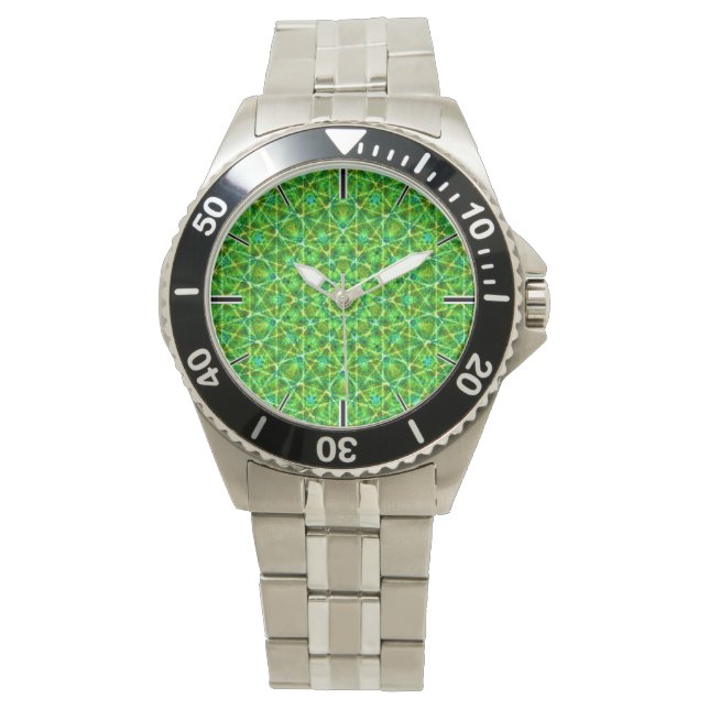 Grünes Netz Kaleidoscope/Green Kaleidoscope Net Watch (Front)