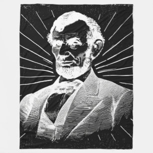 grunge abraham lincoln blanket