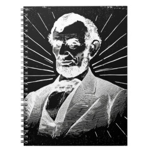 grunge abraham lincoln notebook