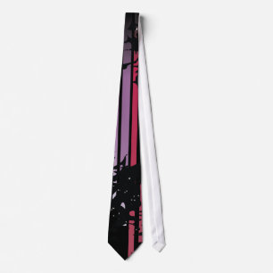 Grunge Abstract Neck Tie