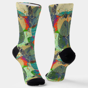 Grunge abstract . socks