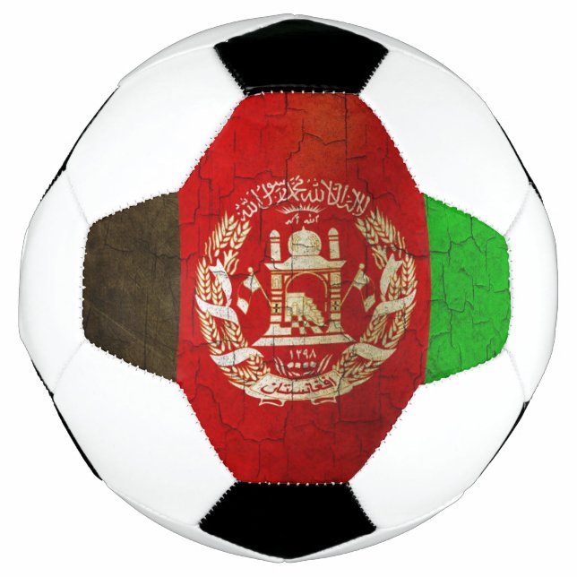 Grunge Afghanistan Flag Football (Front)