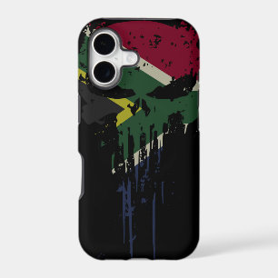 Grunge Africa skull  Case-Mate iPhone Case