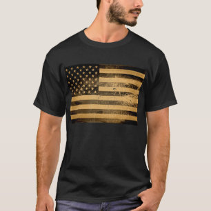Grunge American flag 4 T-Shirt