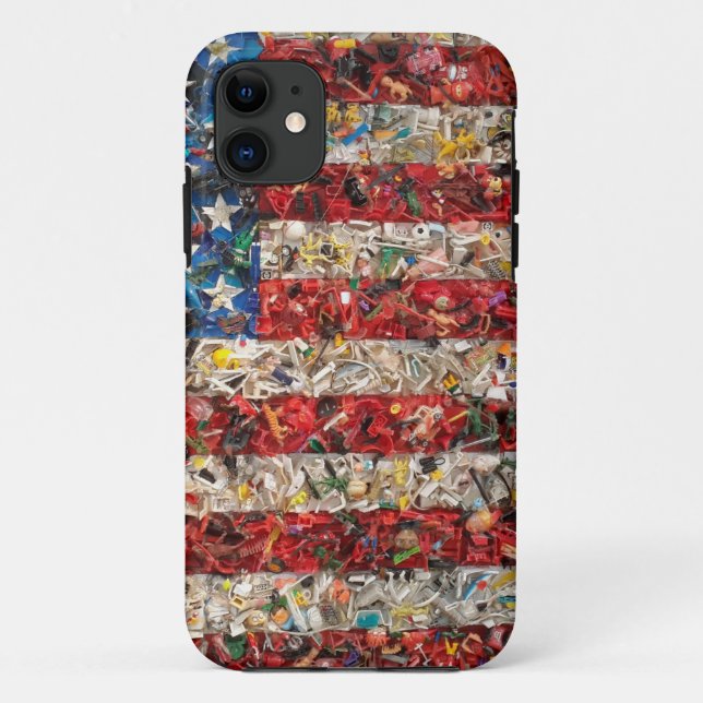 grunge american flag Case-Mate iPhone case (Back)