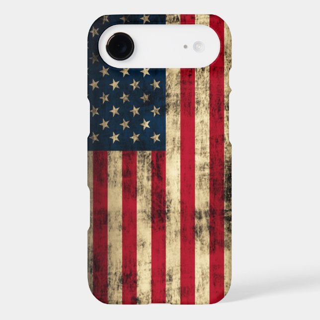 Grunge American Flag Case-Mate iPhone Case (Back)