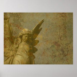 Grunge Angel Poster