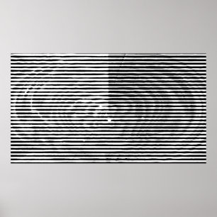 grunge art abstract rough random horizontal lines  poster