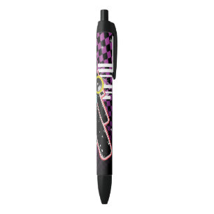 Grunge background black ink pen