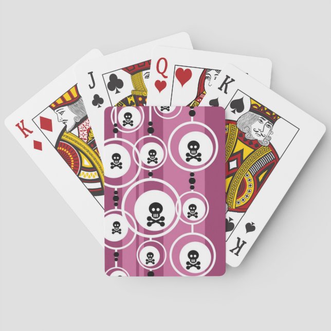 Grunge Background Playing Cards (Back)
