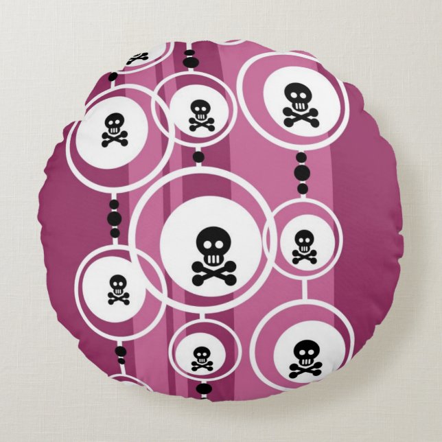 Grunge Background Round Cushion (Front)