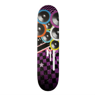 Grunge background skateboard