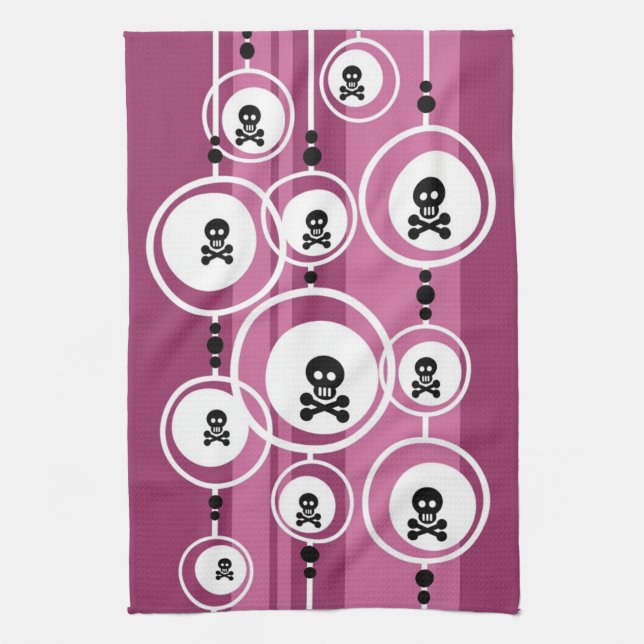 Grunge Background Tea Towel (Vertical)