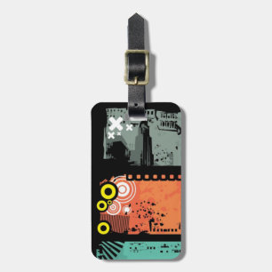 Grunge banners illustration 2 luggage tag