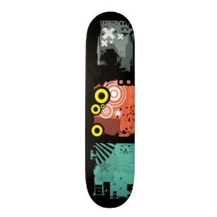 Grunge banners illustration 2 skateboard