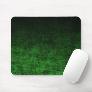 Grunge Black and Green Ombre Mouse Mat
