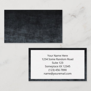 Grunge Black and Grey Ombre Business Card