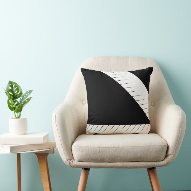 Grunge Black and White = Cushion (Chair)