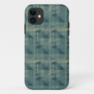 Grunge Blue Green Stars iPhone 11 Case