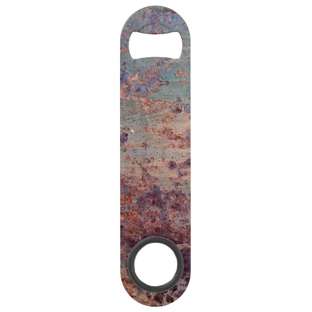 Grunge Blue Rusted Metal Pattern (Front)