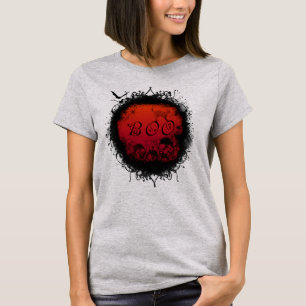 Grunge Boo Halloween T-Shirt