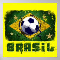 Grunge brazil world cup soccer flag 2014 sports
