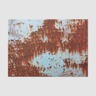 Grunge Brown Rusted Metal Pattern 2 Tissue Paper