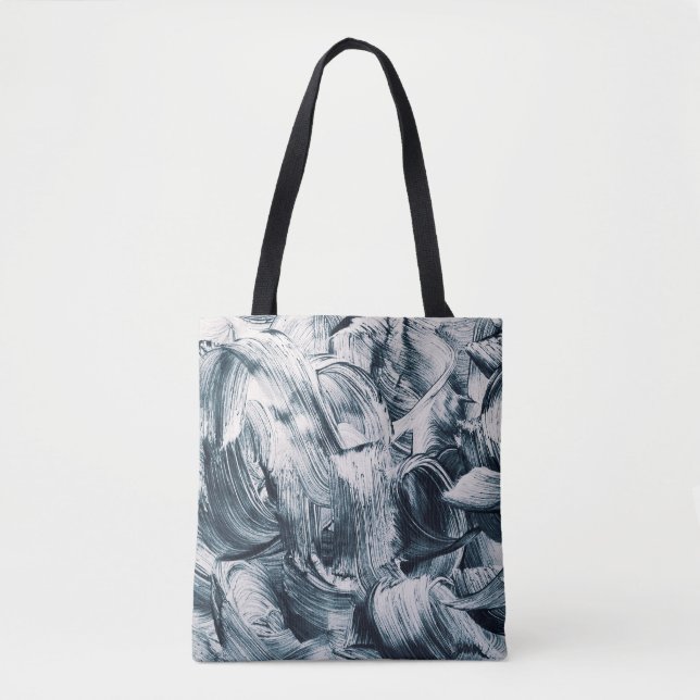 Grunge Brush Strokes, Abstract Background. Tote Bag (Front)