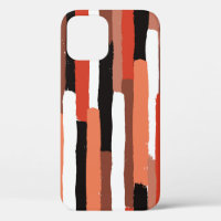 Grunge brushstrokes geometric seamless pattern