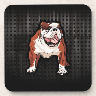 Grunge Bulldog Coaster