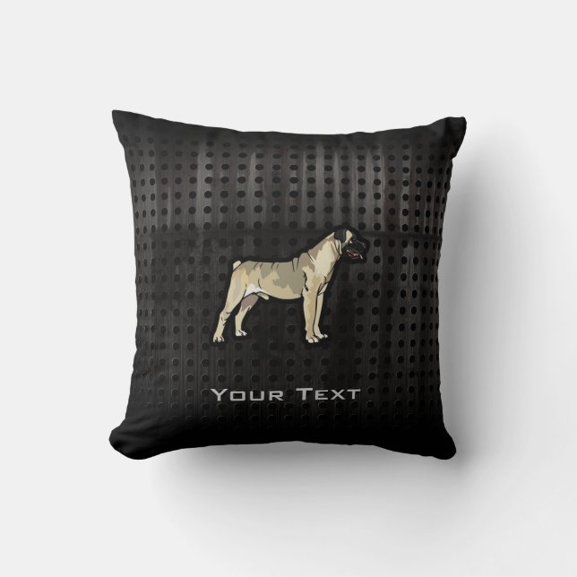 Grunge Bullmastiff Cushion (Front)