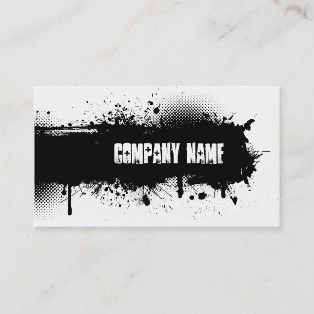 Grunge Business Card (Front)